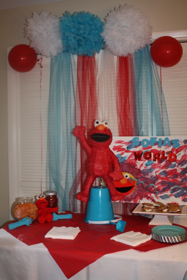 Elmo Themed 2nd Birthday Party